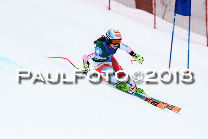 FIS, Int. Dt. Meisterschaft Super-G, NC,  Damen + Herren, 23.03.2018