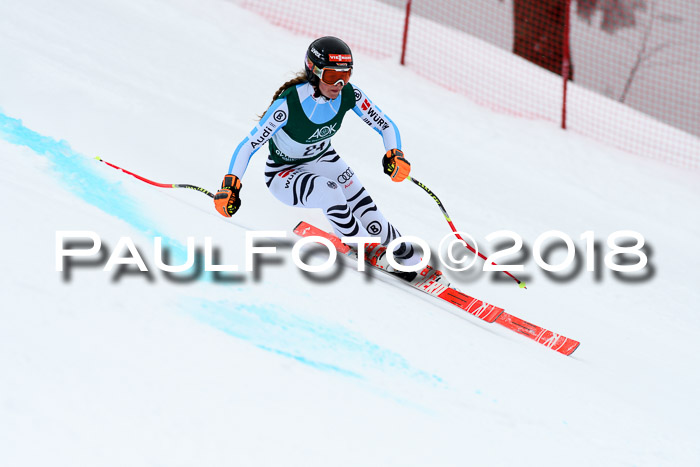 FIS, Int. Dt. Meisterschaft Super-G, NC,  Damen + Herren, 23.03.2018