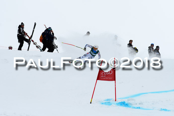 FIS, Int. Dt. Meisterschaft Super-G, NC,  Damen + Herren, 23.03.2018