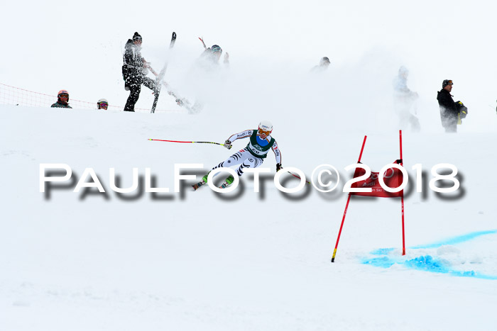 FIS, Int. Dt. Meisterschaft Super-G, NC,  Damen + Herren, 23.03.2018