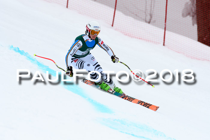 FIS, Int. Dt. Meisterschaft Super-G, NC,  Damen + Herren, 23.03.2018