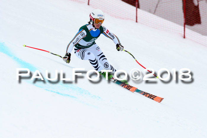 FIS, Int. Dt. Meisterschaft Super-G, NC,  Damen + Herren, 23.03.2018