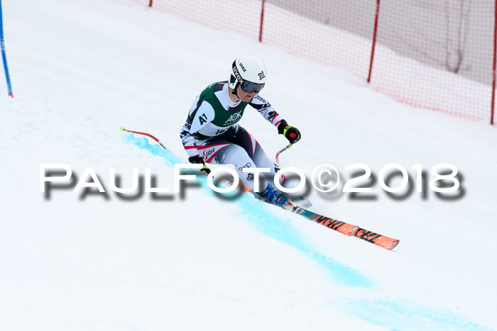 FIS, Int. Dt. Meisterschaft Super-G, NC,  Damen + Herren, 23.03.2018