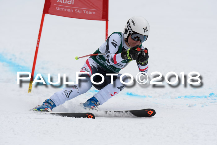 FIS, Int. Dt. Meisterschaft Super-G, NC,  Damen + Herren, 23.03.2018