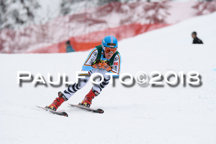 FIS, Int. Dt. Meisterschaft Super-G, NC,  Damen + Herren, 23.03.2018