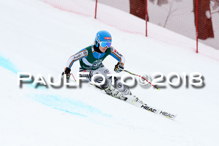 FIS, Int. Dt. Meisterschaft Super-G, NC,  Damen + Herren, 23.03.2018