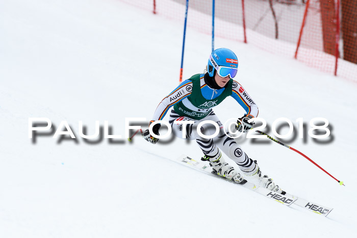 FIS, Int. Dt. Meisterschaft Super-G, NC,  Damen + Herren, 23.03.2018