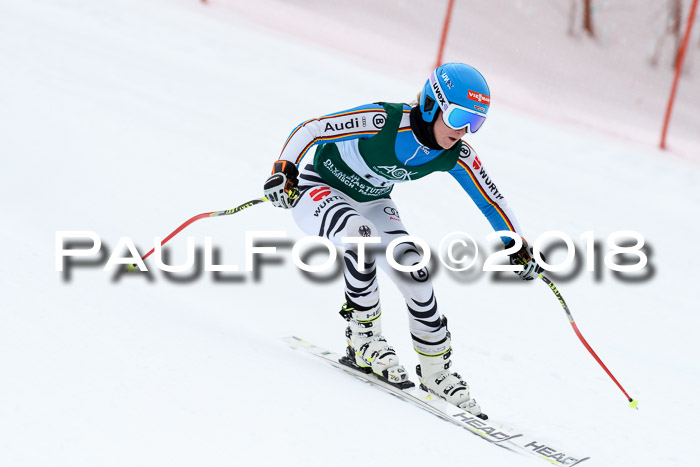 FIS, Int. Dt. Meisterschaft Super-G, NC,  Damen + Herren, 23.03.2018