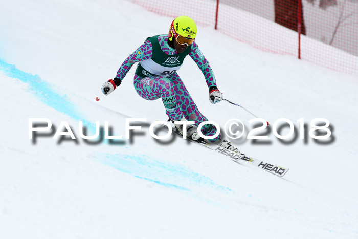 FIS, Int. Dt. Meisterschaft Super-G, NC,  Damen + Herren, 23.03.2018