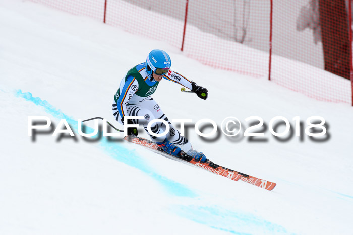 FIS, Int. Dt. Meisterschaft Super-G, NC,  Damen + Herren, 23.03.2018