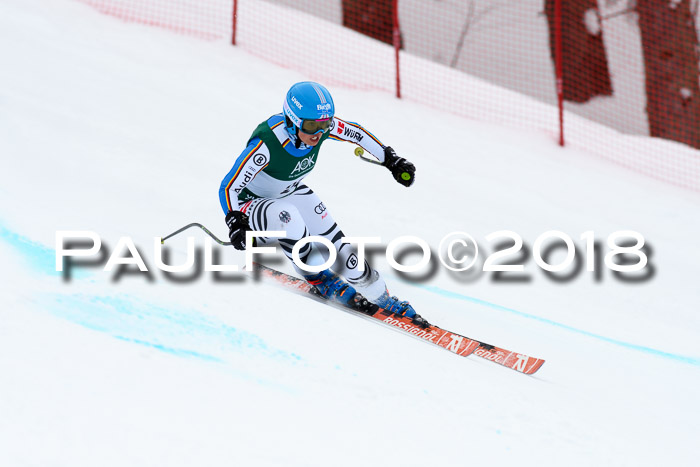 FIS, Int. Dt. Meisterschaft Super-G, NC,  Damen + Herren, 23.03.2018
