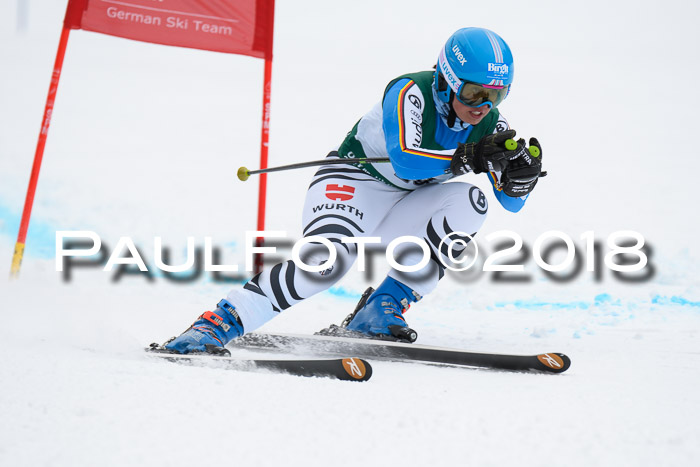 FIS, Int. Dt. Meisterschaft Super-G, NC,  Damen + Herren, 23.03.2018