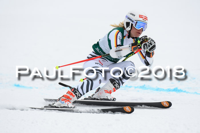 FIS, Int. Dt. Meisterschaft Super-G, NC,  Damen + Herren, 23.03.2018