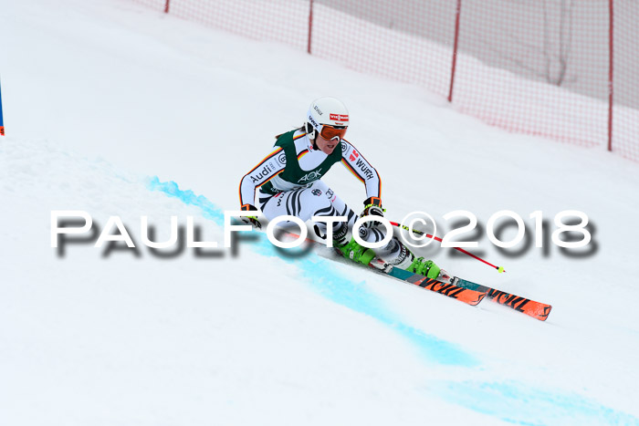 FIS, Int. Dt. Meisterschaft Super-G, NC,  Damen + Herren, 23.03.2018
