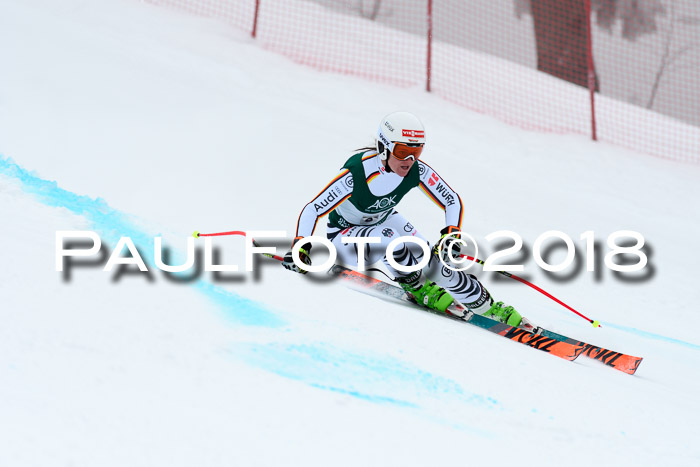 FIS, Int. Dt. Meisterschaft Super-G, NC,  Damen + Herren, 23.03.2018