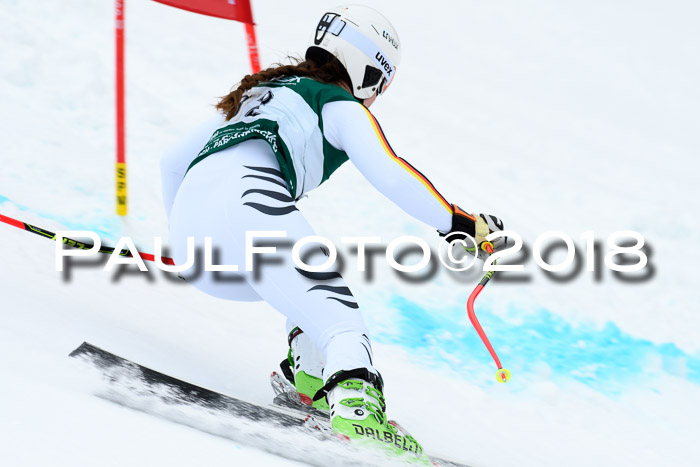 FIS, Int. Dt. Meisterschaft Super-G, NC,  Damen + Herren, 23.03.2018