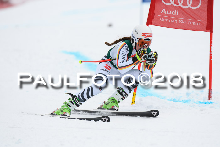 FIS, Int. Dt. Meisterschaft Super-G, NC,  Damen + Herren, 23.03.2018