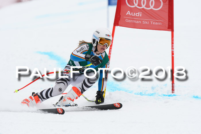 FIS, Int. Dt. Meisterschaft Super-G, NC,  Damen + Herren, 23.03.2018