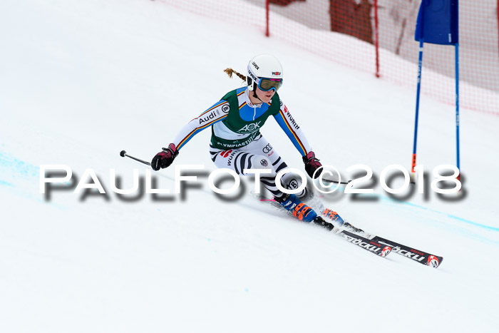 FIS, Int. Dt. Meisterschaft Super-G, NC,  Damen + Herren, 23.03.2018