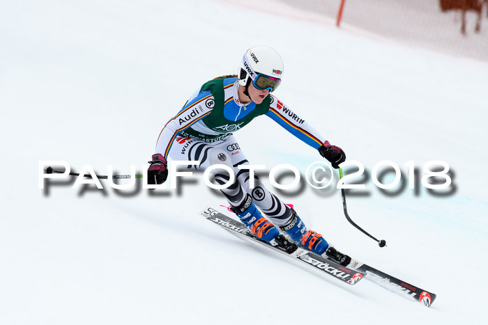 FIS, Int. Dt. Meisterschaft Super-G, NC,  Damen + Herren, 23.03.2018