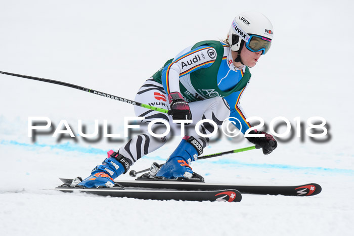FIS, Int. Dt. Meisterschaft Super-G, NC,  Damen + Herren, 23.03.2018
