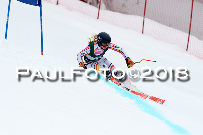 FIS, Int. Dt. Meisterschaft Super-G, NC,  Damen + Herren, 23.03.2018