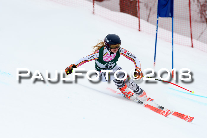 FIS, Int. Dt. Meisterschaft Super-G, NC,  Damen + Herren, 23.03.2018