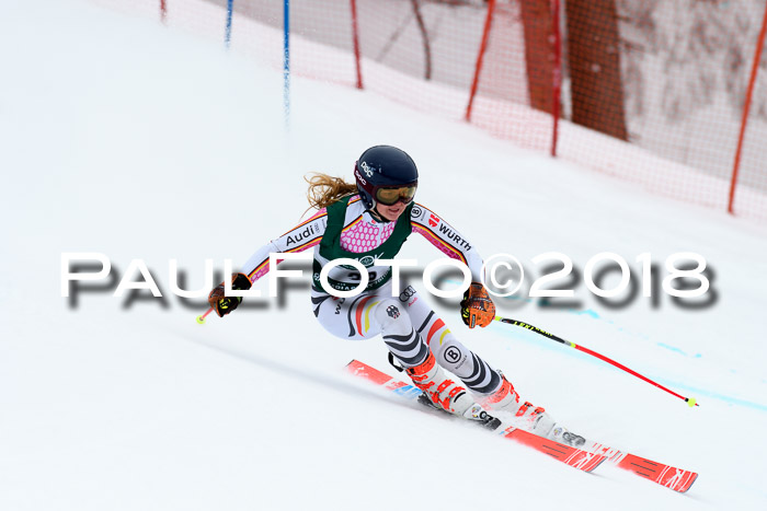 FIS, Int. Dt. Meisterschaft Super-G, NC,  Damen + Herren, 23.03.2018