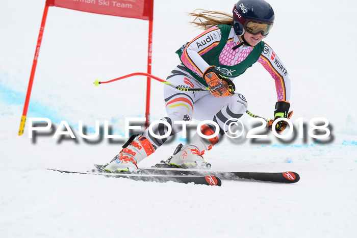 FIS, Int. Dt. Meisterschaft Super-G, NC,  Damen + Herren, 23.03.2018