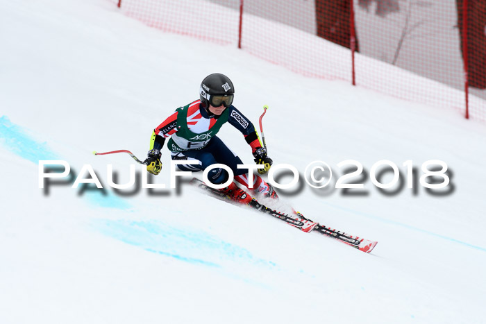 FIS, Int. Dt. Meisterschaft Super-G, NC,  Damen + Herren, 23.03.2018