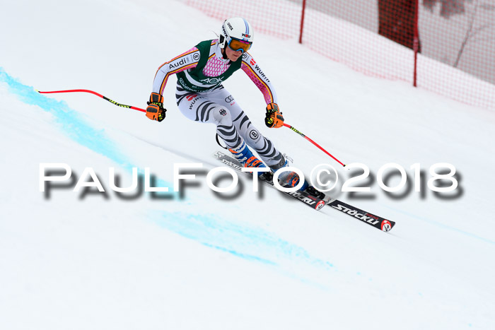 FIS, Int. Dt. Meisterschaft Super-G, NC,  Damen + Herren, 23.03.2018