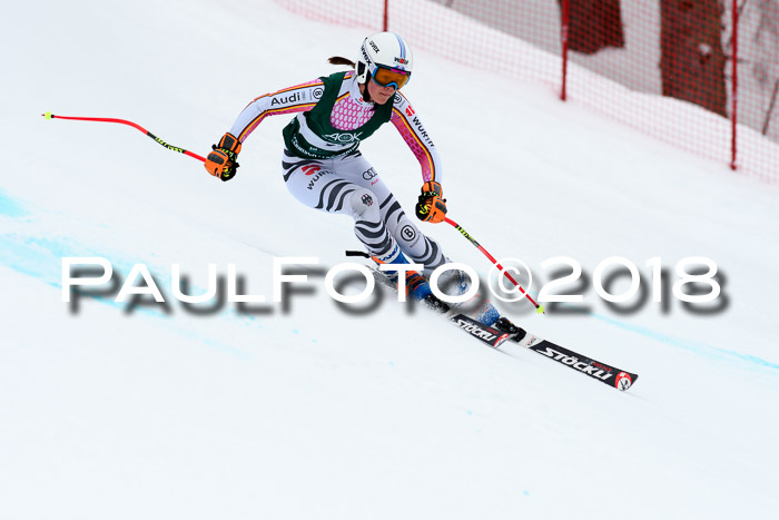FIS, Int. Dt. Meisterschaft Super-G, NC,  Damen + Herren, 23.03.2018