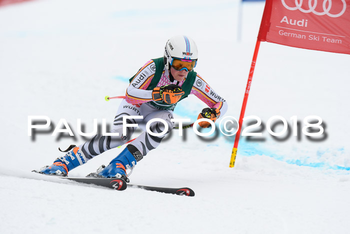 FIS, Int. Dt. Meisterschaft Super-G, NC,  Damen + Herren, 23.03.2018