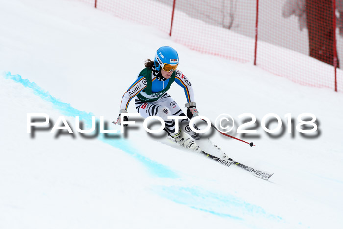 FIS, Int. Dt. Meisterschaft Super-G, NC,  Damen + Herren, 23.03.2018