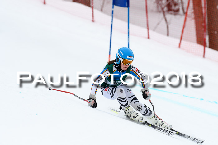 FIS, Int. Dt. Meisterschaft Super-G, NC,  Damen + Herren, 23.03.2018