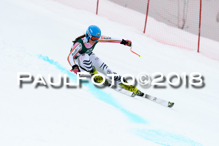 FIS, Int. Dt. Meisterschaft Super-G, NC,  Damen + Herren, 23.03.2018