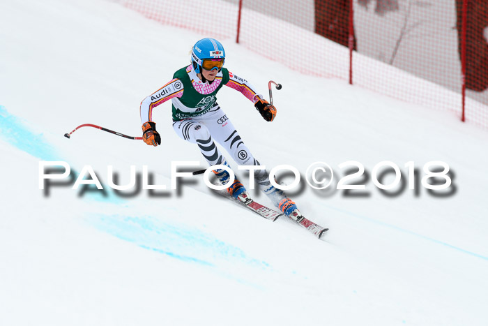 FIS, Int. Dt. Meisterschaft Super-G, NC,  Damen + Herren, 23.03.2018