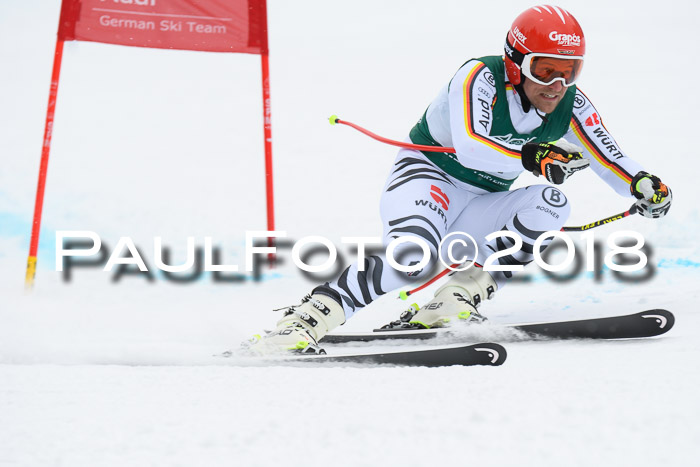 FIS, Int. Dt. Meisterschaft Super-G, NC,  Damen + Herren, 23.03.2018