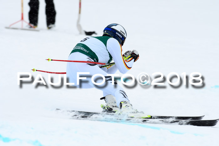 FIS, Int. Dt. Meisterschaft Super-G, NC,  Damen + Herren, 23.03.2018
