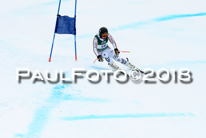 FIS, Int. Dt. Meisterschaft Super-G, NC,  Damen + Herren, 23.03.2018