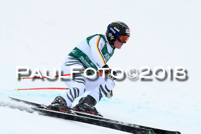 FIS, Int. Dt. Meisterschaft Super-G, NC,  Damen + Herren, 23.03.2018