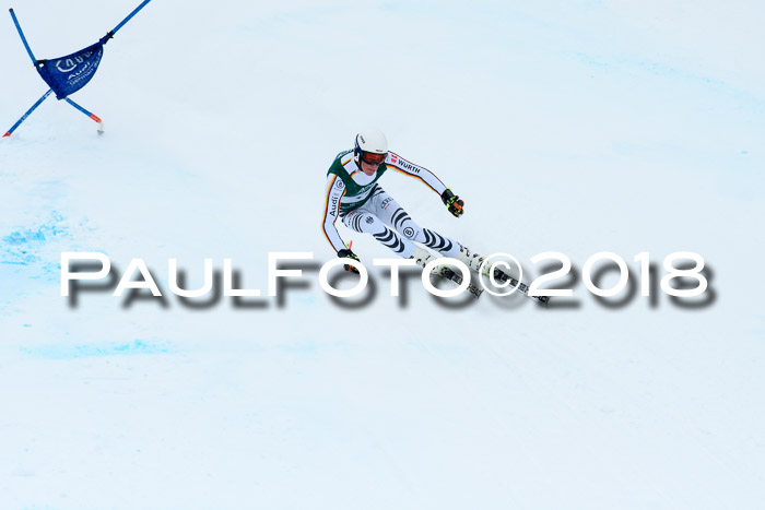 FIS, Int. Dt. Meisterschaft Super-G, NC,  Damen + Herren, 23.03.2018