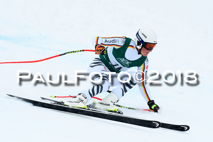 FIS, Int. Dt. Meisterschaft Super-G, NC,  Damen + Herren, 23.03.2018