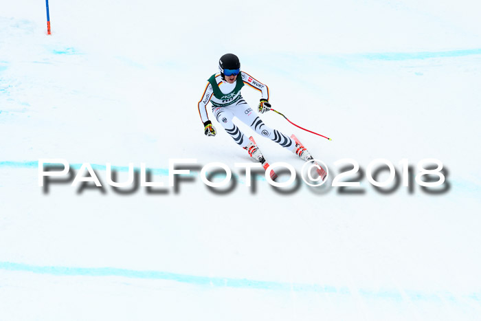 FIS, Int. Dt. Meisterschaft Super-G, NC,  Damen + Herren, 23.03.2018