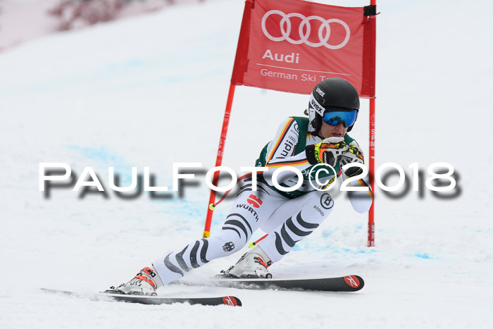 FIS, Int. Dt. Meisterschaft Super-G, NC,  Damen + Herren, 23.03.2018