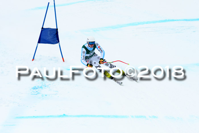 FIS, Int. Dt. Meisterschaft Super-G, NC,  Damen + Herren, 23.03.2018