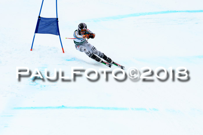 FIS, Int. Dt. Meisterschaft Super-G, NC,  Damen + Herren, 23.03.2018