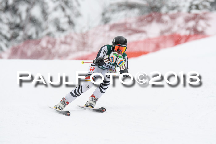 FIS, Int. Dt. Meisterschaft Super-G, NC,  Damen + Herren, 23.03.2018