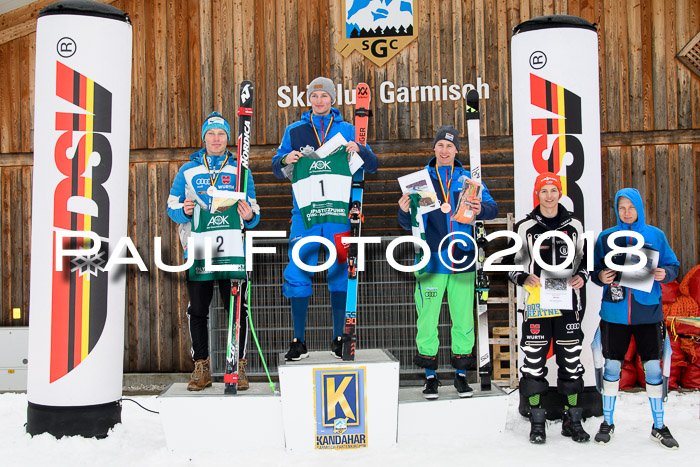 FIS, Int. Dt. Meisterschaft Super-G, NC,  Damen + Herren, 23.03.2018