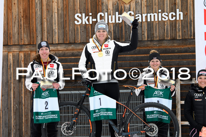 FIS, Int. Dt. Meisterschaft Super-G, NC,  Damen + Herren, 23.03.2018